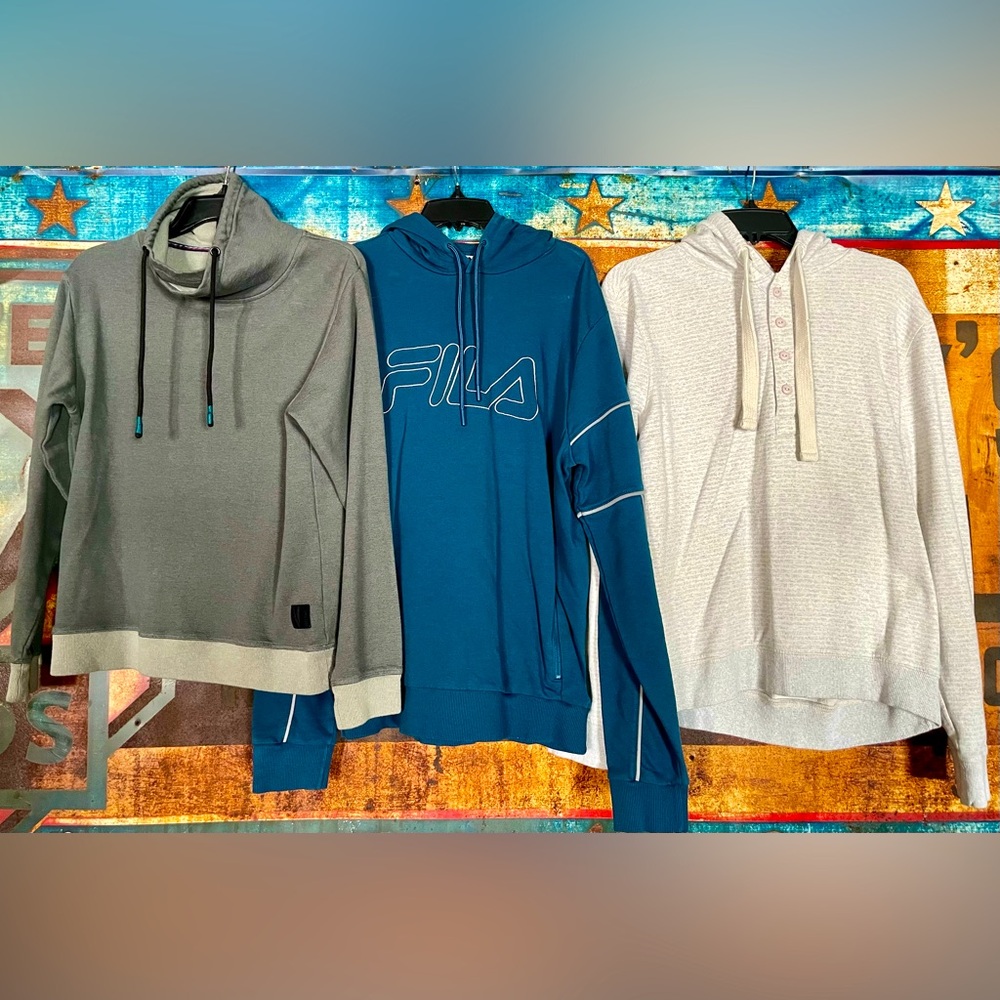 Lot of 3 Men’s Small Hoodies / Sweatshirts